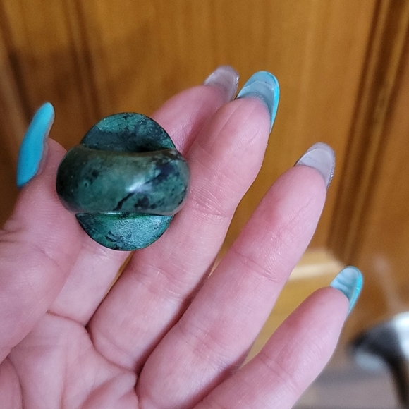 Green Turquoise Ring - Picture 4 of 5